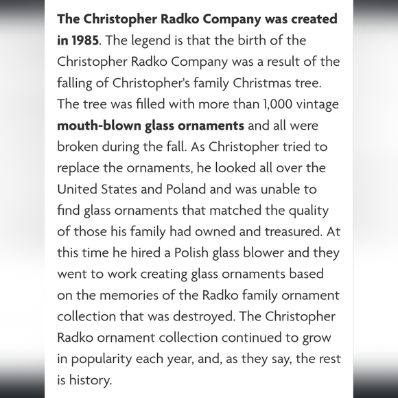 Vintage Christopher Radko " Christopher's tree" salad plates. 8".  14 plates! - Picture 6 of 6